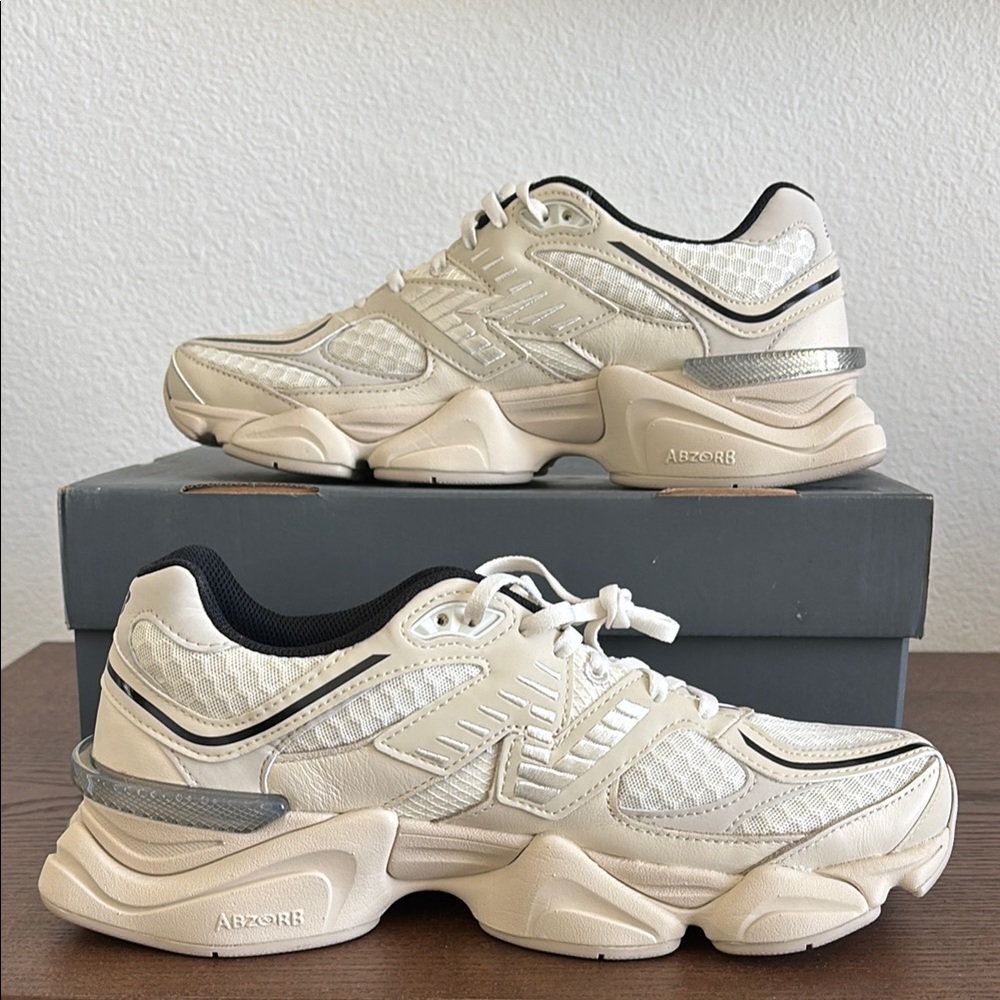 New Balance Cream Sneakers
